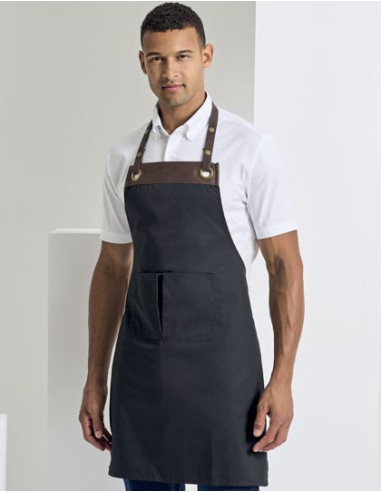 PRE-PR123-Espresso Bib Apron